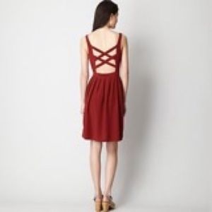 No. 6 Vega Cross Back Button Through Dress